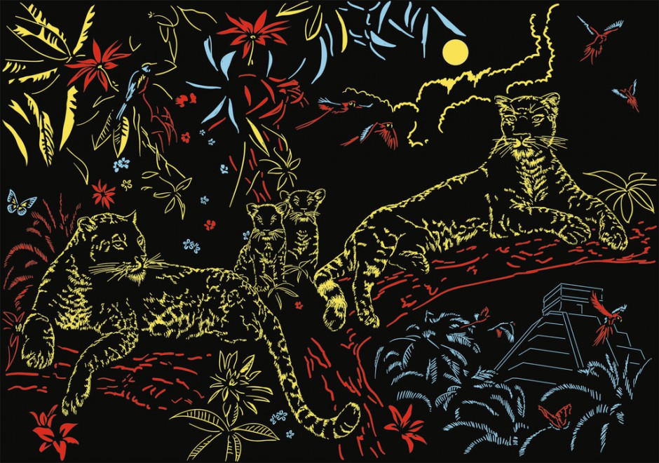 Пазл що світиться Ravensburger Золотий леопард (16183)