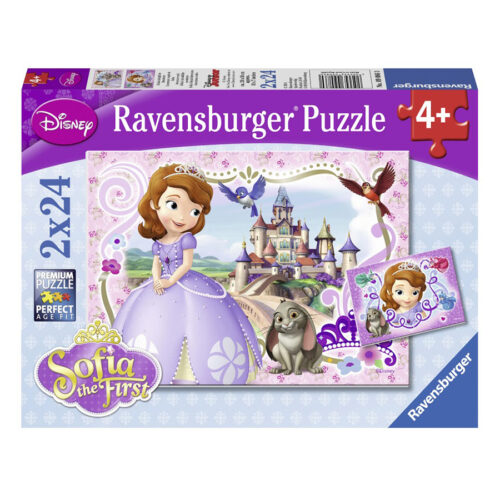 Puzzle Ravensburger 2&#215;12 Disney Princess Sofia (09086R)