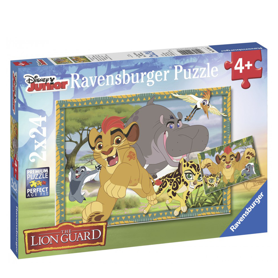 Puzzle Ravensburger 2х24 Disney Journey through the savannah (09104_1)