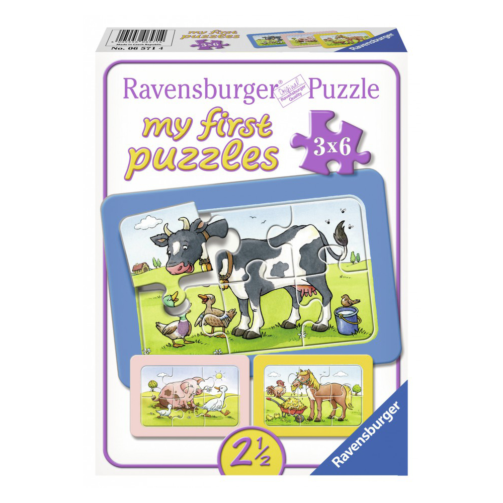 My first Ravensburger puzzles 3 in 1 Good friends (06571R)