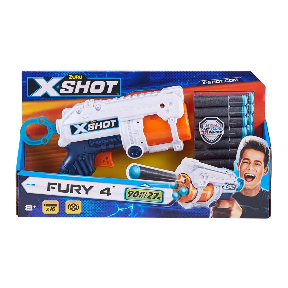 Швидкострільний бластер X-Shot EXCEL FURY 4 (36377Z)