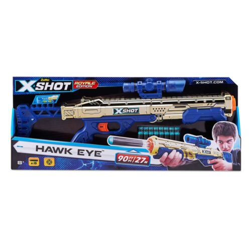 Скорострельный бластер X-Shot EXCEL Hawk Eye Golden (36479Z)