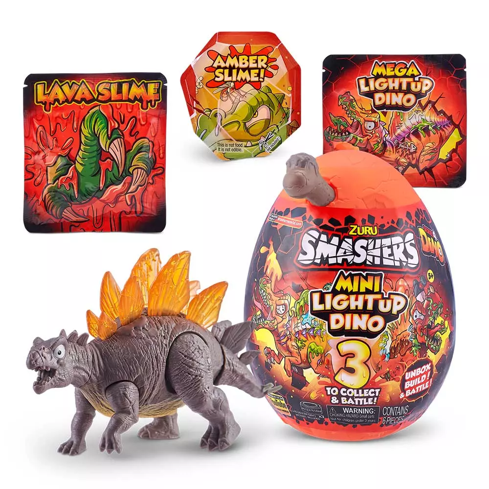 Toy set SMASHERS Light-Up Dino Mini with accessories-D (7473D)