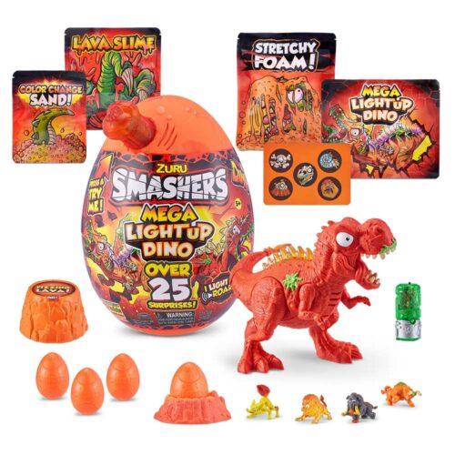 Іграшка у наборі SMASHERS Light-Up Dino Mega з аксесуарами-А (7474A)