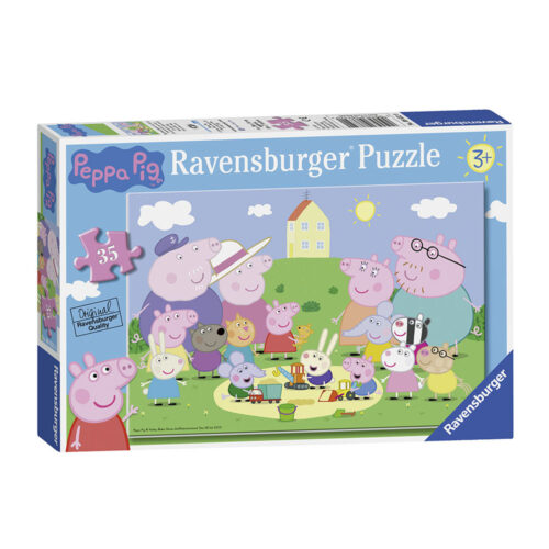 Ravensburger Puzzle Peppa Pig walking, 35 pieces (8632)