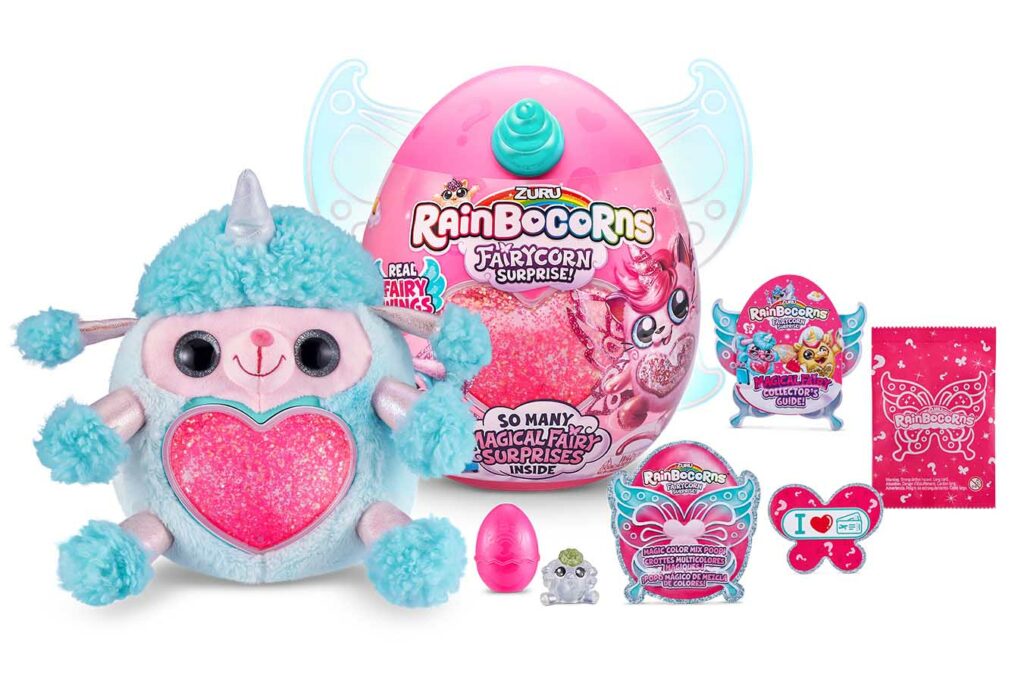 Rainbocorns-D Fairycorn Poodle Plush Toy with Accessories (9238D)