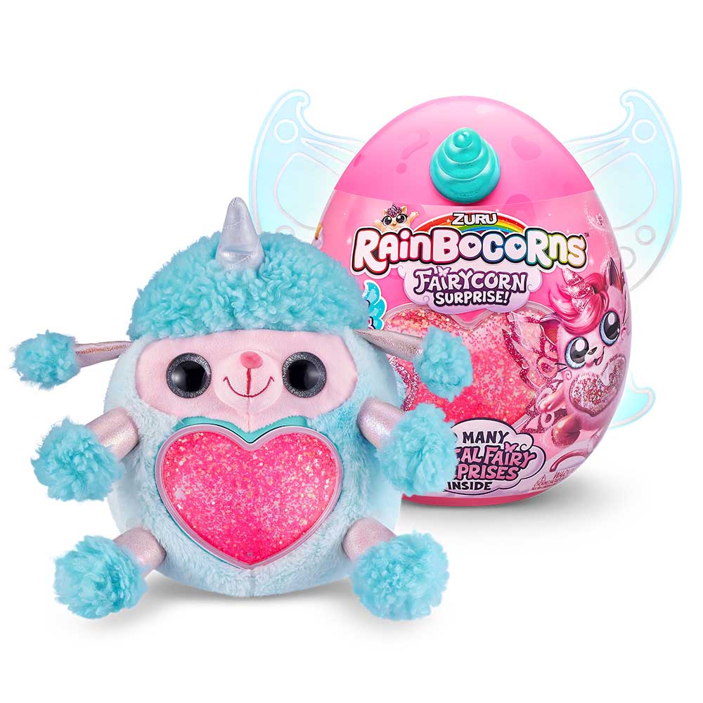 Rainbocorns-D Fairycorn Poodle Plush Toy with Accessories (9238D)