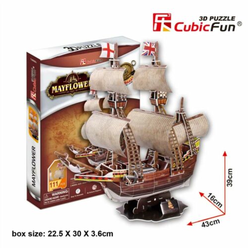 3D puzzle-constructor CubicFun SHIP MAEFLAUER (T4009h)