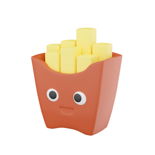 Anti-stress toy FIDGET GO French Fries (FGSB007)