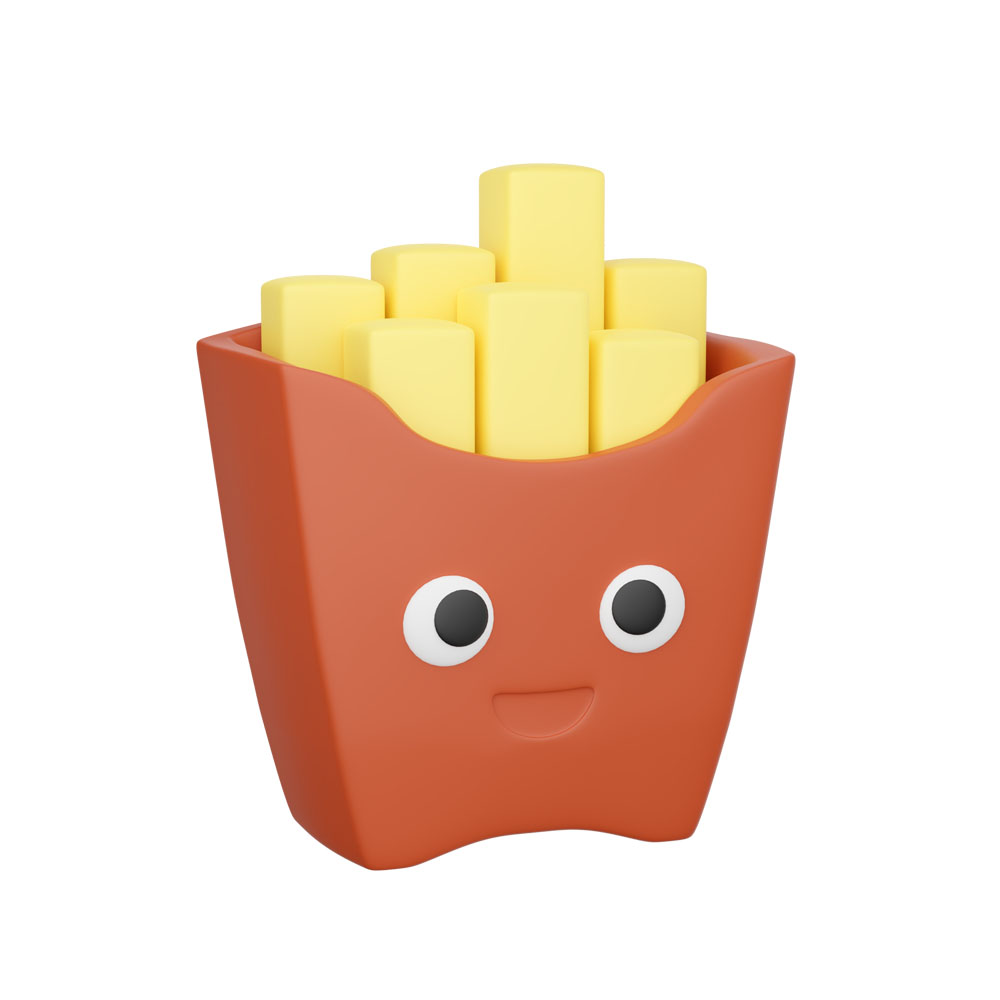 Anti-stress toy FIDGET GO French Fries (FGSB007)