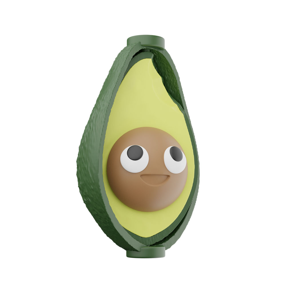 Anti-stress toy FIDGET GO Avocado (FGSB002)