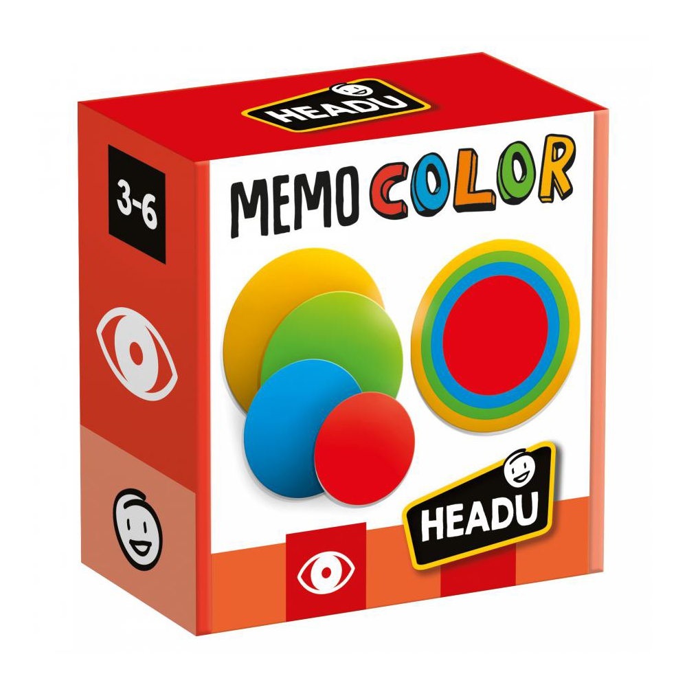 Розвиваюча гра HEADU Мемо кольори (MU51289)