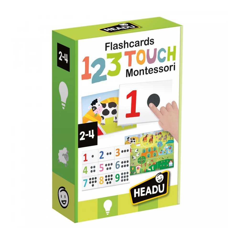 Montessori cards HEADU 123 Touch (MU54891)