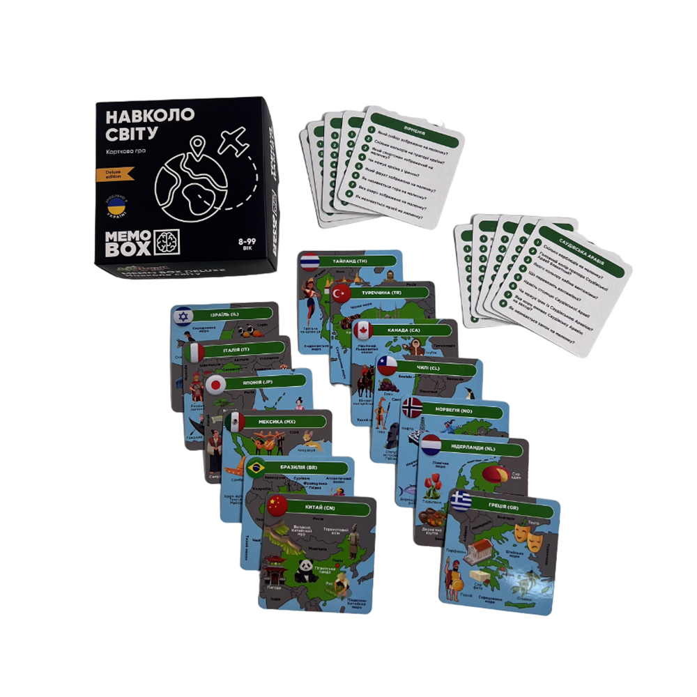 Board Game JoyBand MemoBox Delux Around the World (MBD102)