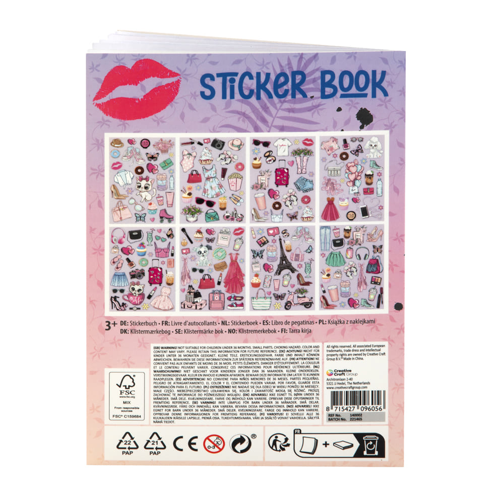 Sticker book A5 Besties Fashion (961014)