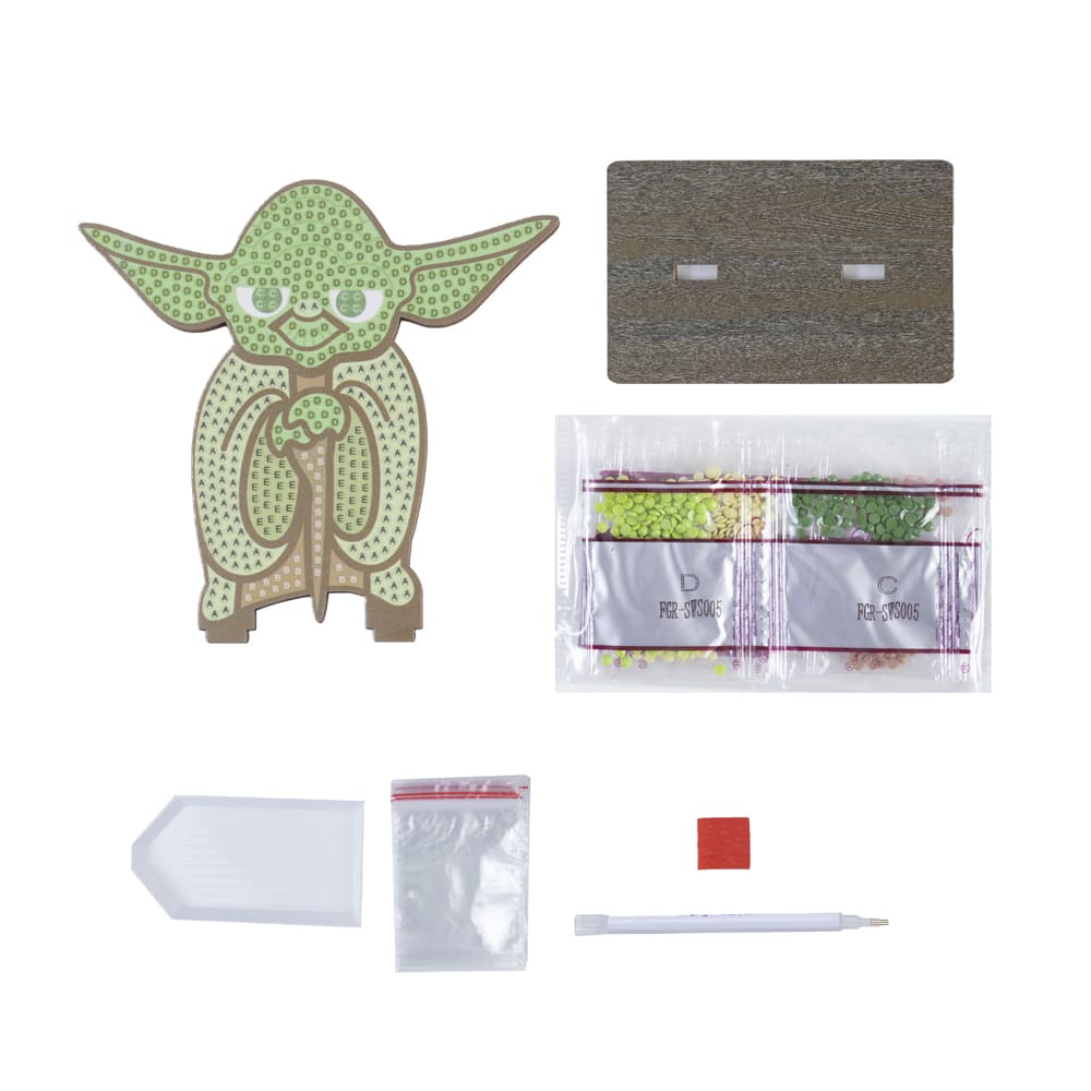 Crystal Art Yoda Craft Kit (CAFGR-SWS005)
