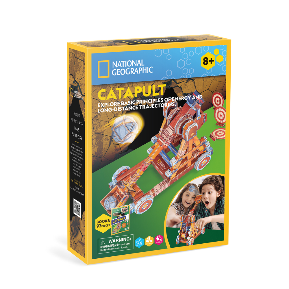 CubicFun STEM CATAPULT Modeling Kit (DS1086h)