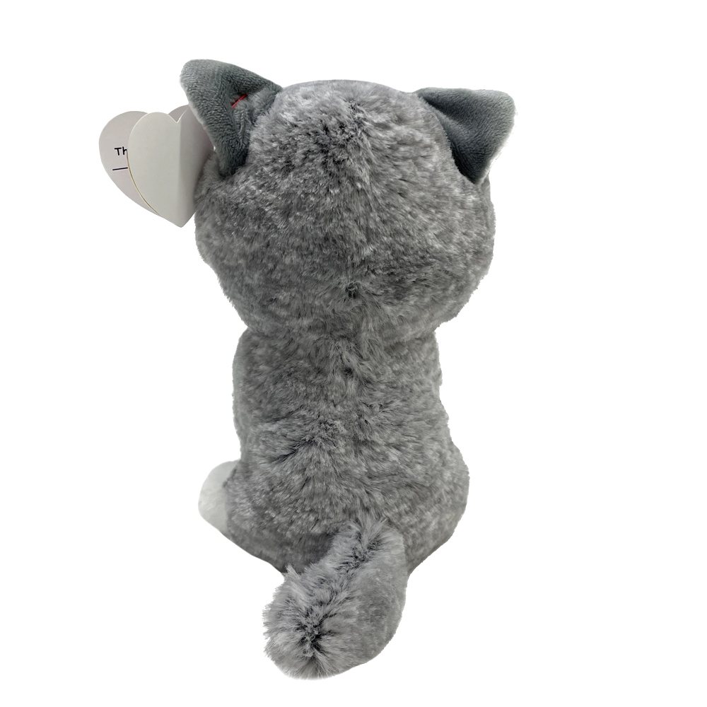Мягкая игрушка TY Beanie Boos Серый котик FERGUS (36581)