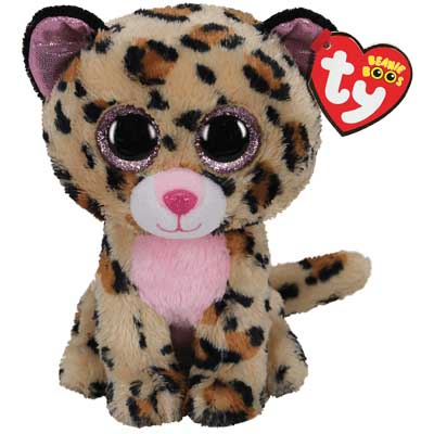 М&#8217;яка іграшка TY Beanie Boos Леопард LIVVIE 25 см (36490)