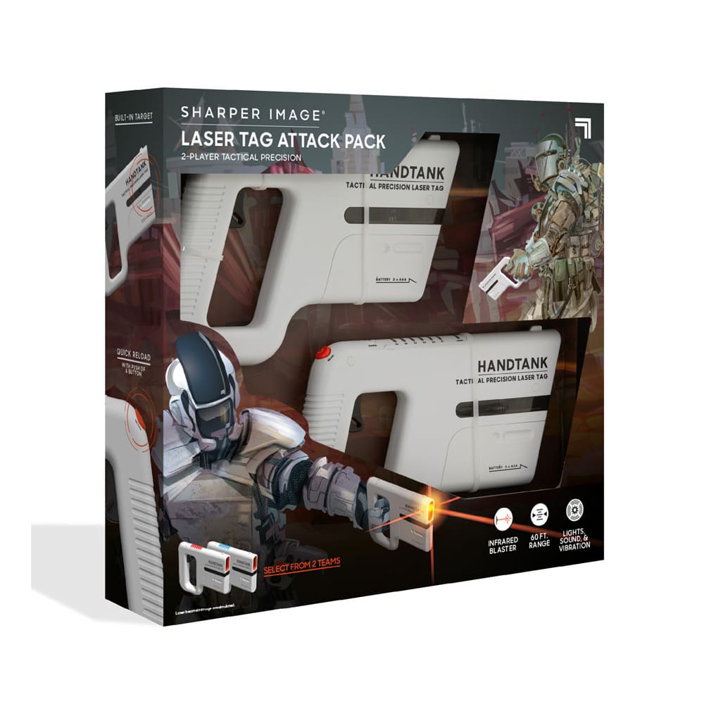 Game set for laser battles SHARPER IMAGE LASER TAG ATTACK PACK (1214013111)