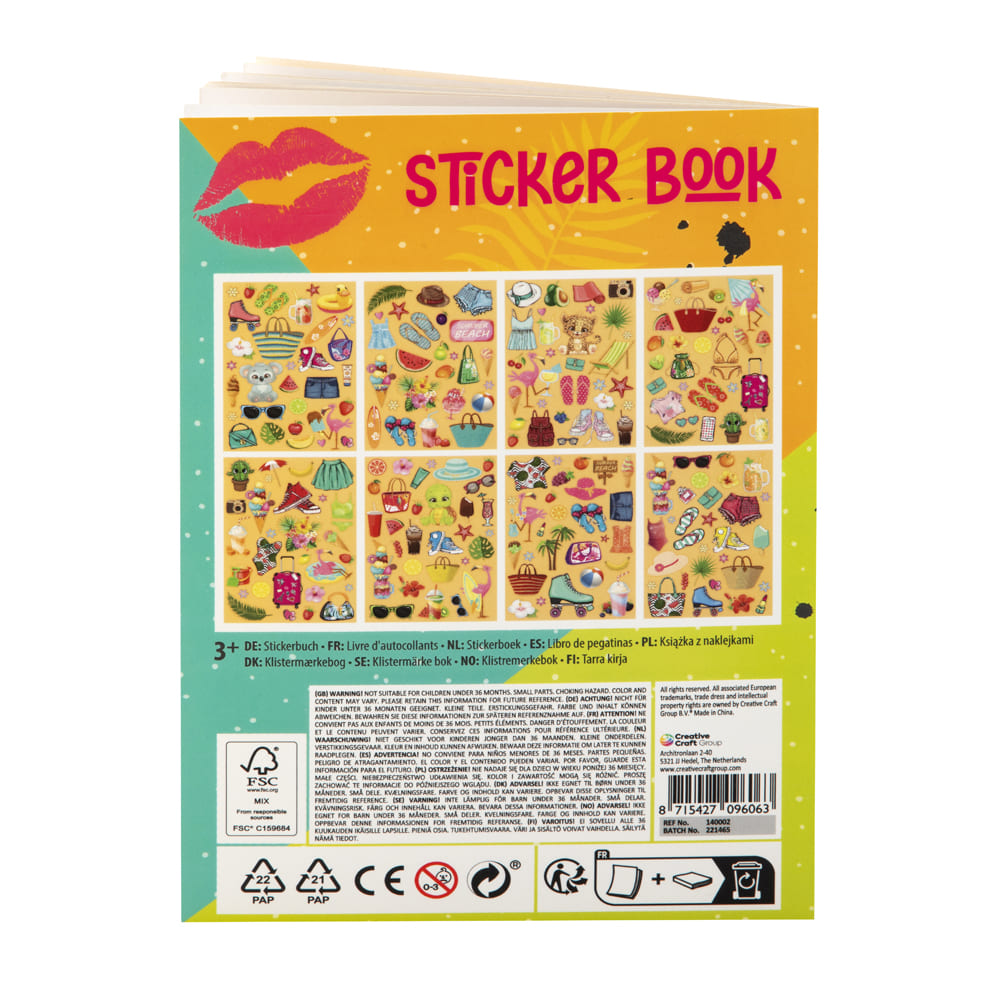 Sticker book A5 Besties Summer (961015)
