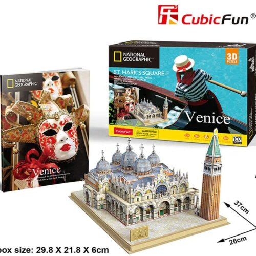 3D Puzzle Constructor Cubic Fun National Geographic St. Mark&#8217;s Square (DS0980h)