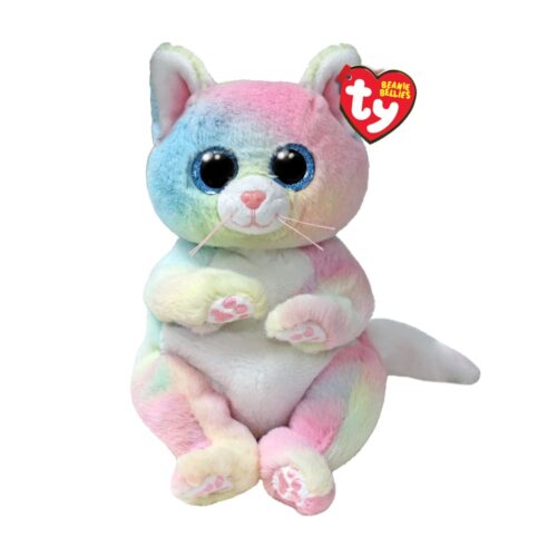 Soft toy TY BEANIE BELLIES Rainbow cat CAT (41291)