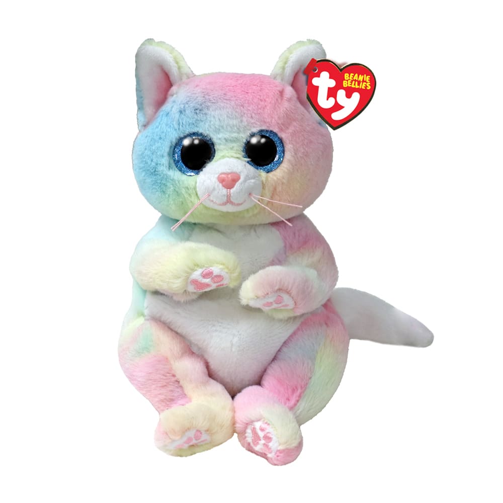 Soft toy TY BEANIE BELLIES Rainbow cat CAT (41291)