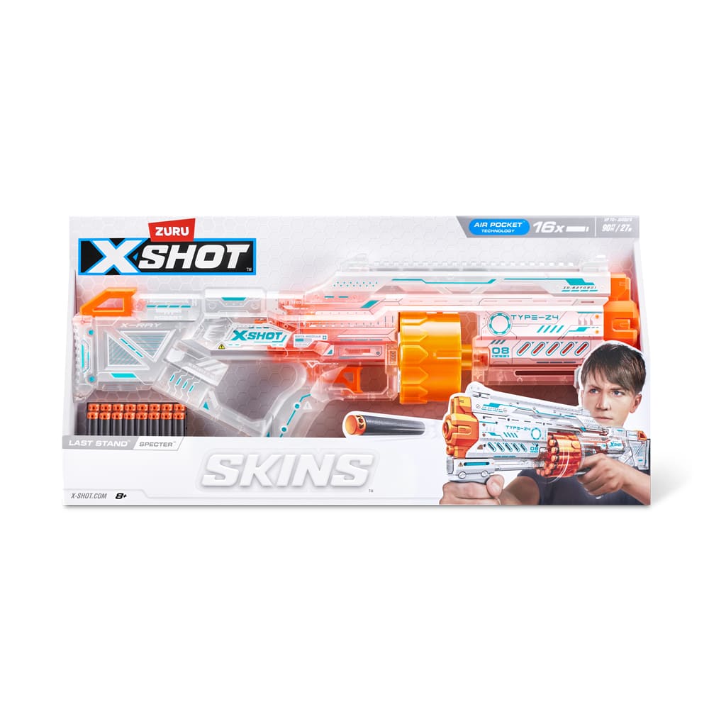 Швидкострільний бластер X-SHOT Skins Last Stand SPECTER 16 патронів (36518Q)