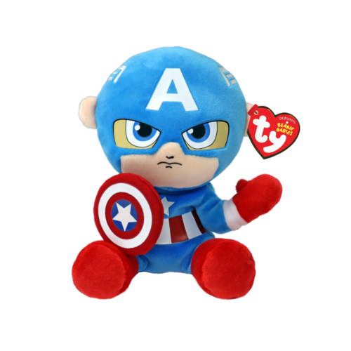 Children&#8217;s soft toy TY Marvel &#8220;Captain America&#8221; 15 cm (44002)