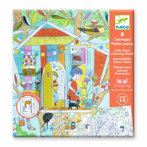 DJECO Coloring set “Nina&#8217;s play tents” (DJ09683)