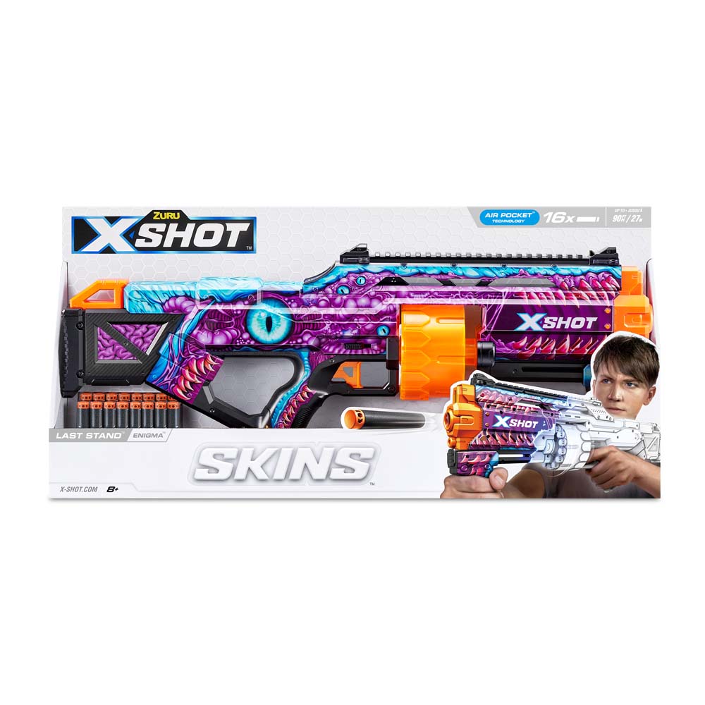 Швидкострільний бластер X-SHOT Skins Last Stand Enigma (16 патронів) (36518L)