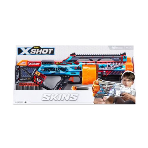 Швидкострільний бластер X-SHOT Skins Last Stand Apocalypse (16 патронів) (36518D)