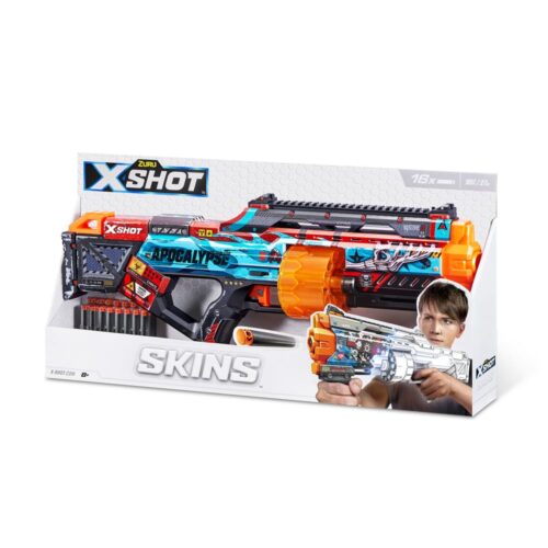 Швидкострільний бластер X-SHOT Skins Last Stand Apocalypse (16 патронів) (36518D)