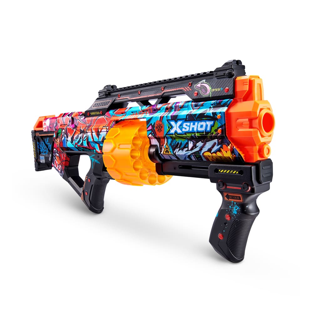 Rapid fire blaster X-SHOT Skins Last Stand Graffiti (16 rounds) (36518B)