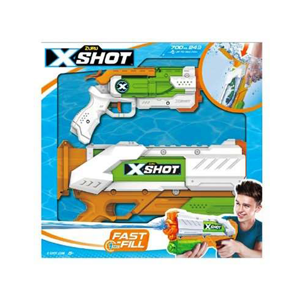 Набор водных бластеров X-Shot Warfare Fast Fill Medium And Small (56225R)