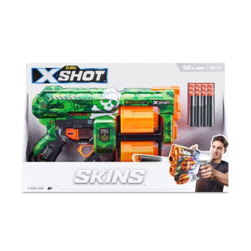 Rapid Fire Blaster X-SHOT Skins Dread Camo (12 rounds) (36517D)