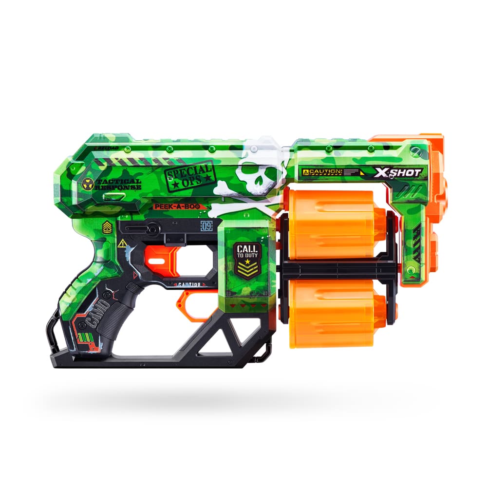 Rapid Fire Blaster X-SHOT Skins Dread Camo (12 rounds) (36517D)