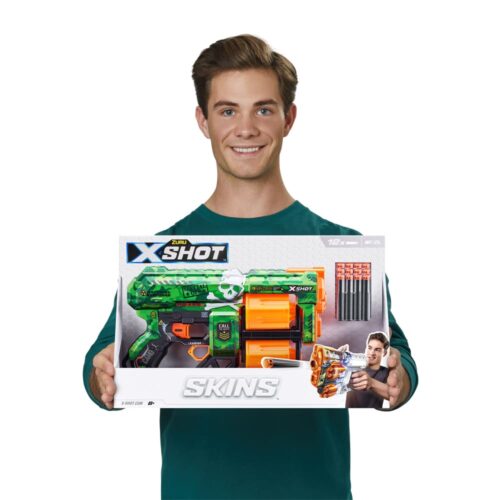 Rapid Fire Blaster X-SHOT Skins Dread Camo (12 rounds) (36517D)