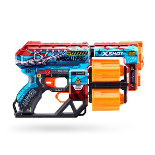 Rapid Fire Blaster X-SHOT Skins Dread Apocalypse (12 rounds) (36517G)