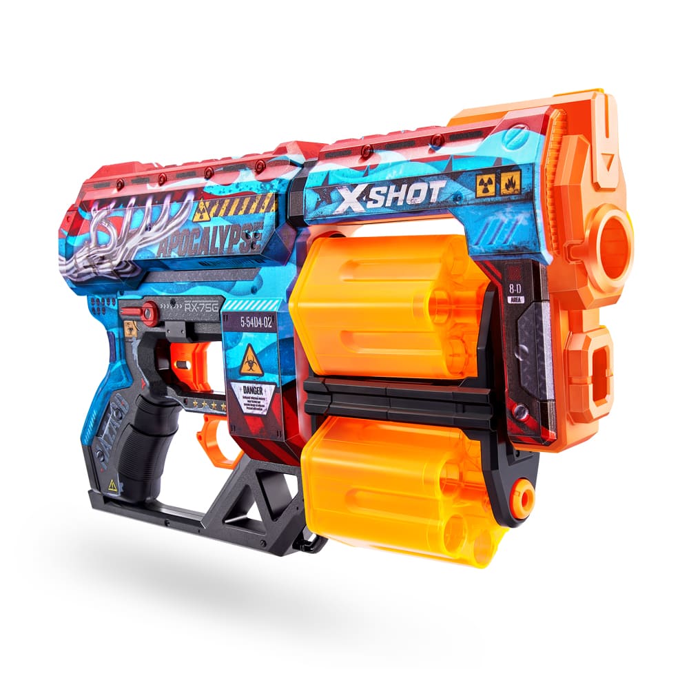 Rapid Fire Blaster X-SHOT Skins Dread Apocalypse (12 rounds) (36517G)