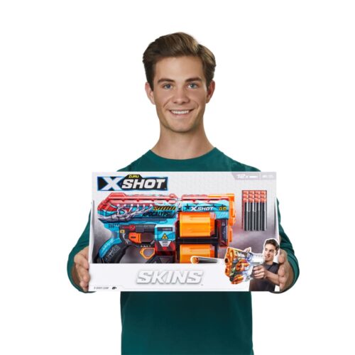 Rapid Fire Blaster X-SHOT Skins Dread Apocalypse (12 rounds) (36517G)