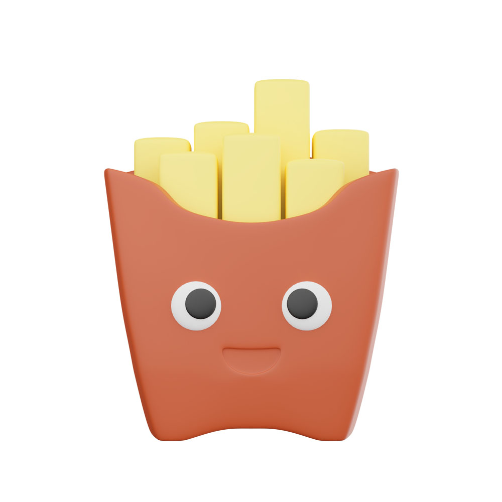 Anti-stress toy FIDGET GO French Fries (FGSB007)