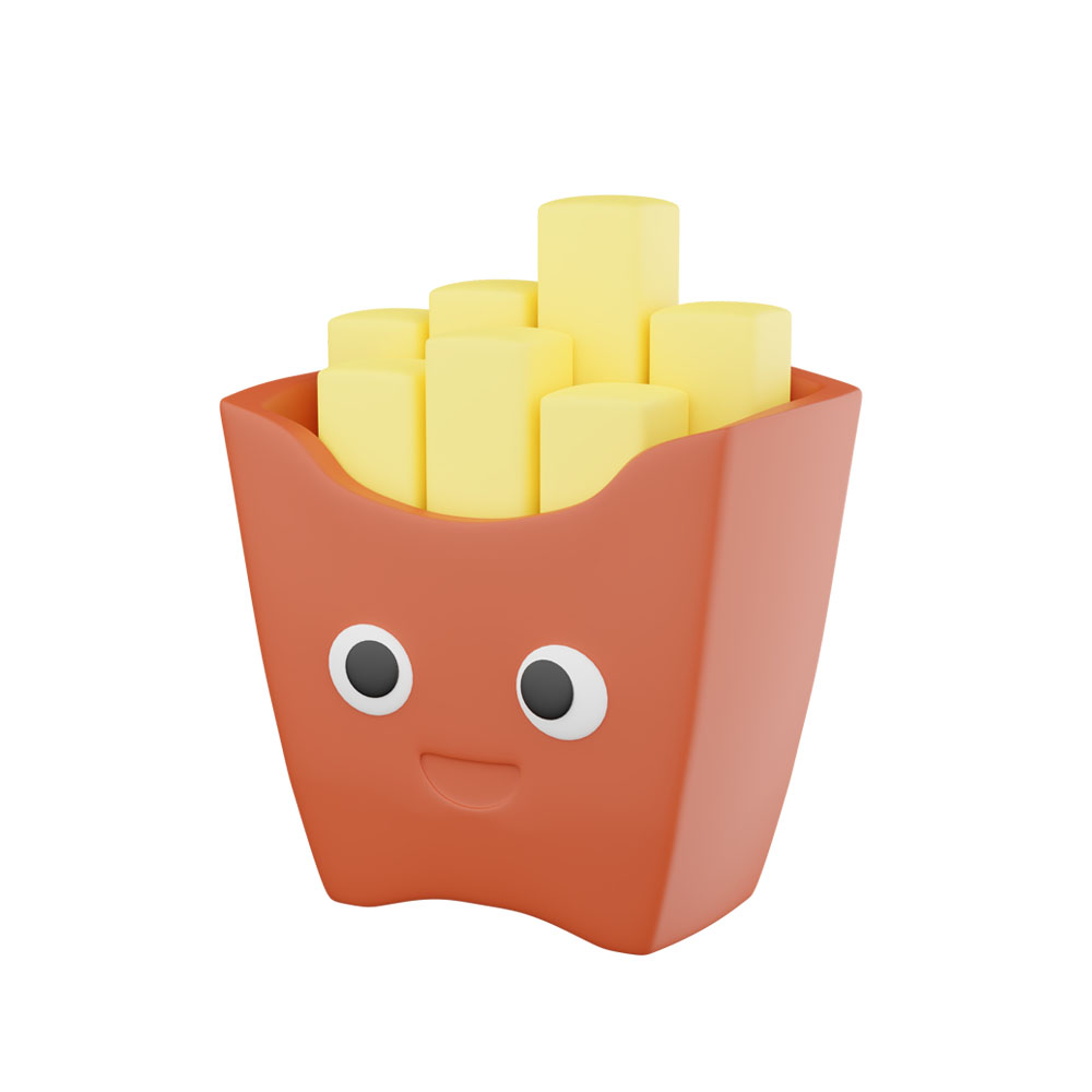 Anti-stress toy FIDGET GO French Fries (FGSB007)