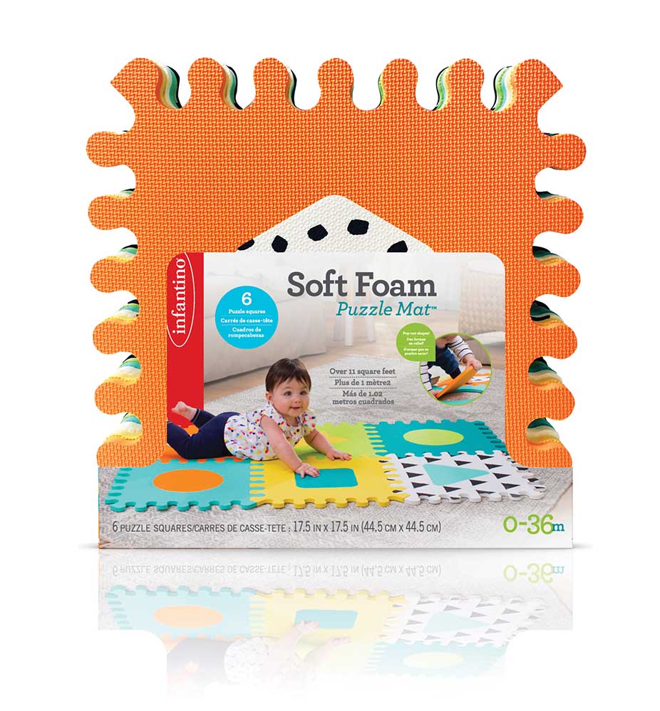 Коврик-пазл INFANTINO 6 частин Фігури (216056I)
