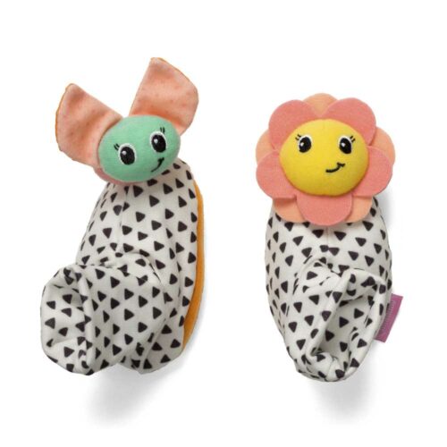 Socks and rattles INFANTINO Bug and flower (316136I)