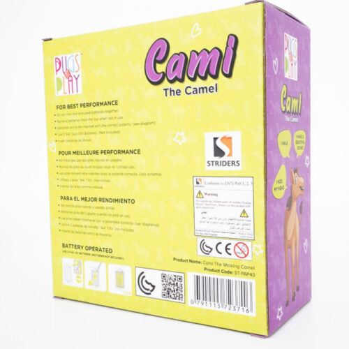 Pugs at Play Interactive Toy Camel “Cami” (ST-PAP43)