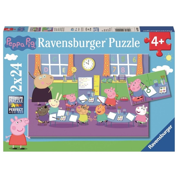 Пазл Ravensburger Свинка Пеппа у Школі, 35 елементів (8627)