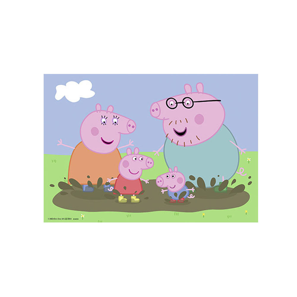 Ravensburger Puzzle Peppa Pig Fun, 2 pieces of 24 pieces (9082)