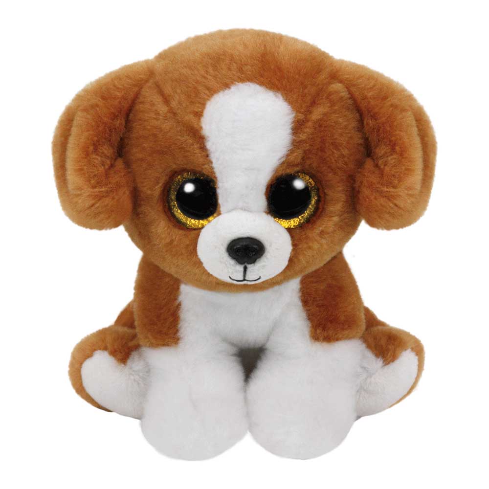 Мягкая игрушка TY Beanie Babies Коричнево-белый щенок SNICKY 15 см (42182)